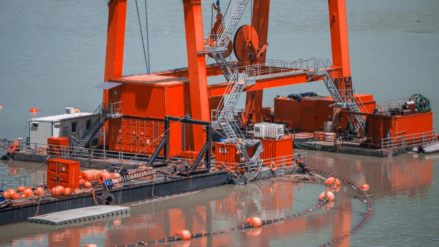 Pipe Rack Dredging Advanced Pipeline Dredging For Environmental Protection